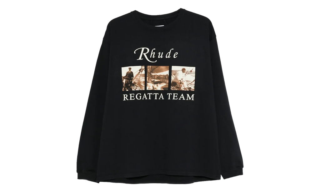 USVI Regatta Tour Long-Sleeve T-Shirt "Vintage Black / White / Red" RHPS26TT140126009
