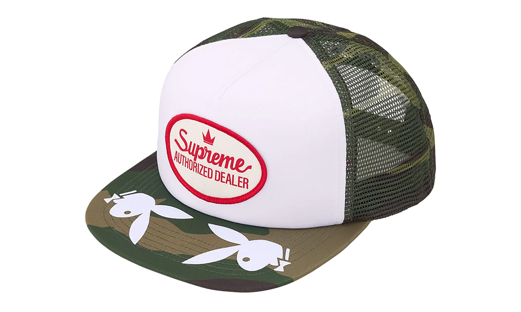 Playboy® Mesh Back 5-Panel "SS26 - Woodland Camo" SU27109