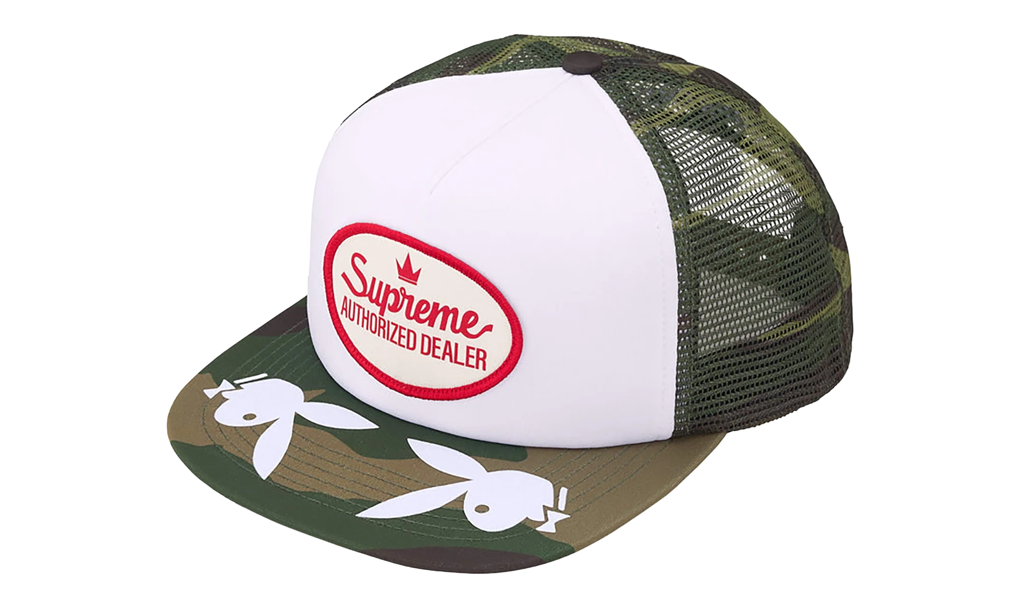 Playboy® Mesh Back 5-Panel "SS26 - Woodland Camo" SU27109