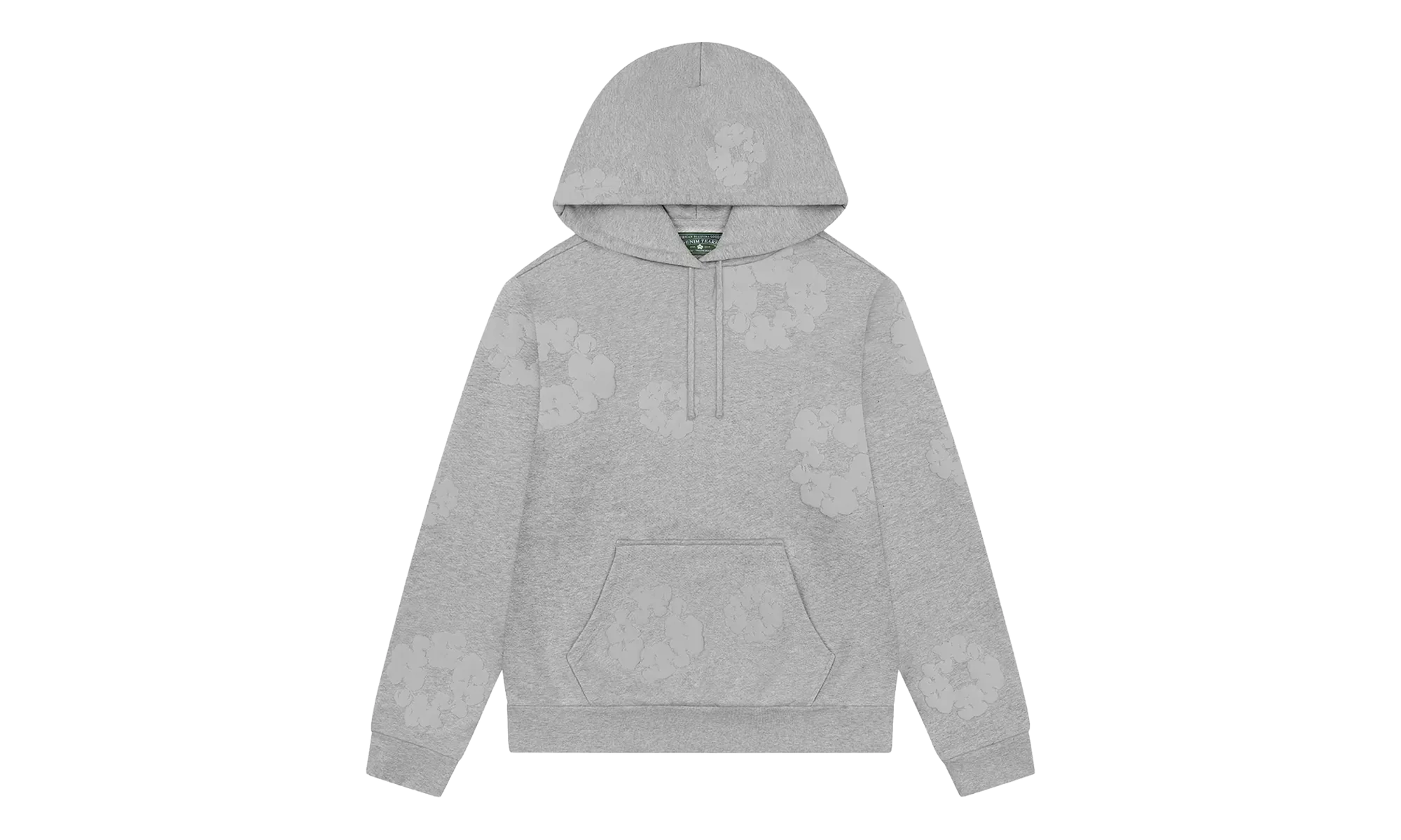 Mono Cotton Wreath Hoodie "Grey" DT488