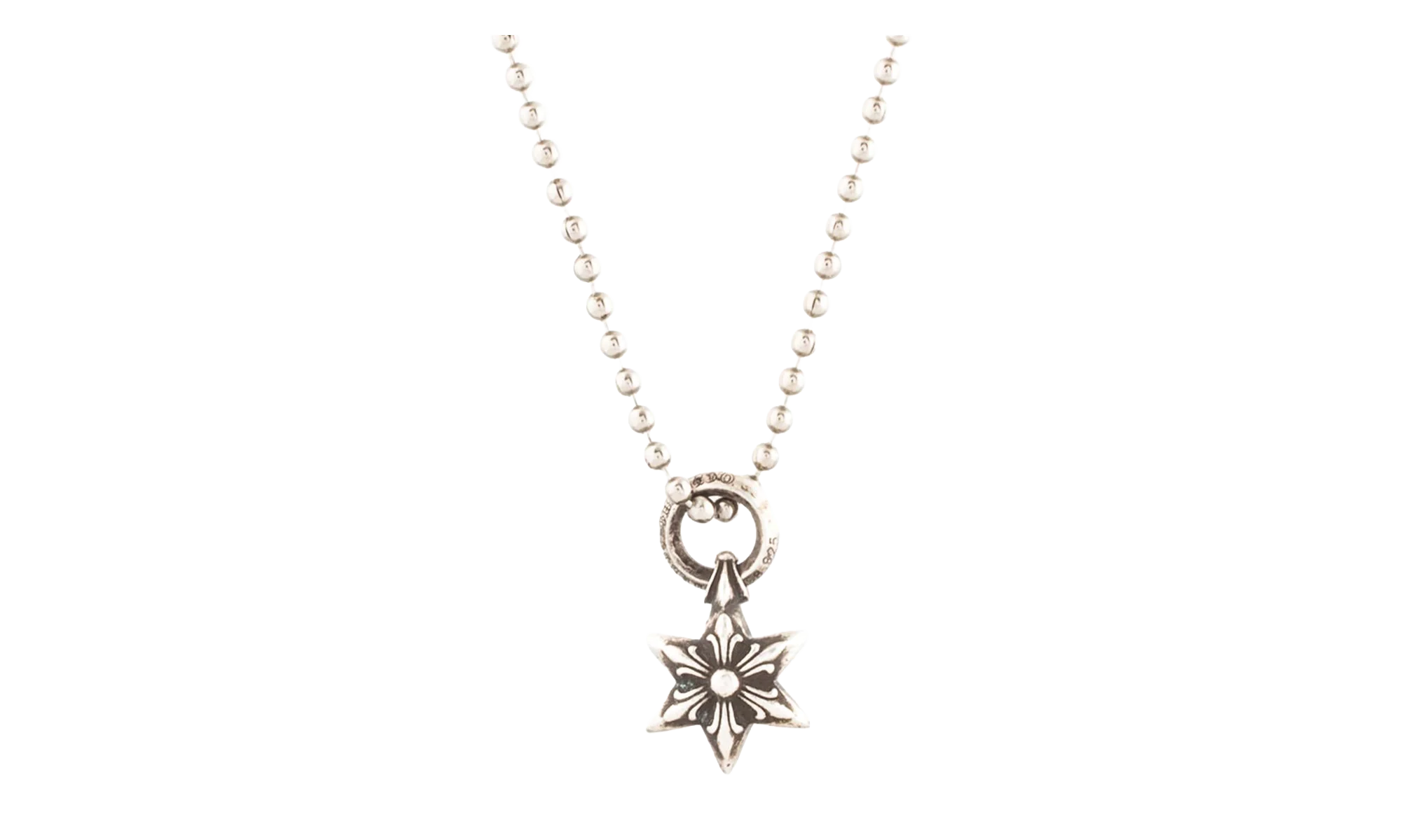 Star pendant with BallChain "Silver" CHRM0756
