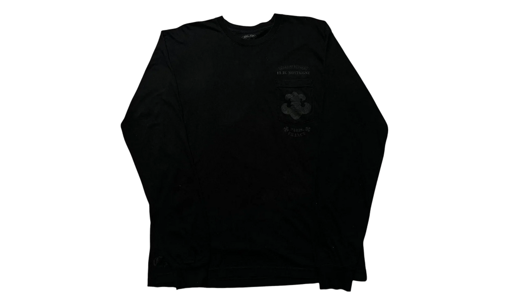 Paris Exclusive Fleur Long-Sleeve T-Shirt "Black" CHRM1150