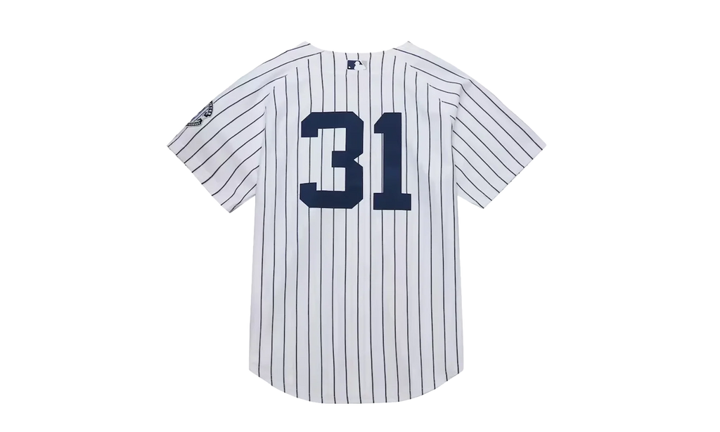 MLB Ichiro Suzuki White Home Jersey "2014 New York Yankees – White / Navy" AJY17176 NYY14ISUWHNY