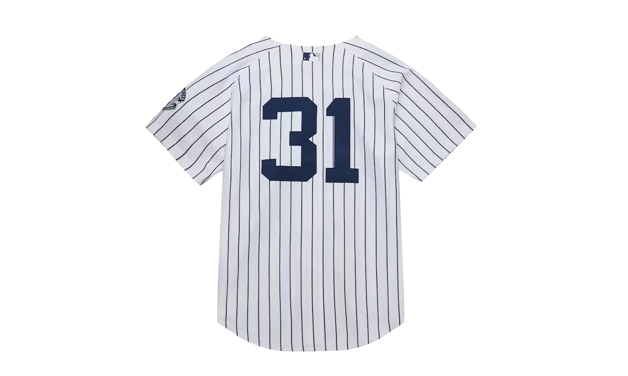 MLB Ichiro Suzuki White Home Jersey "2014 New York Yankees – White / Navy" AJY17176 NYY14ISUWHNY