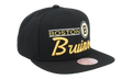 NHL Retro Lock Up Snapback Cap "Boston Bruins - Black" 6HSSLD21213 BBNBLCK