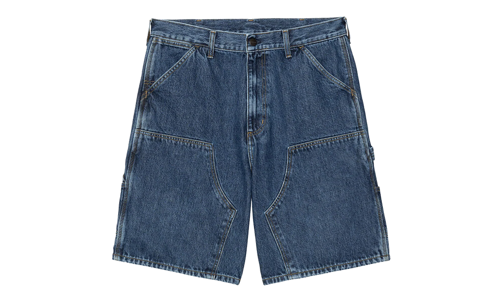 Double Knee Shorts "Blue Stone Washed" I034867 01 06