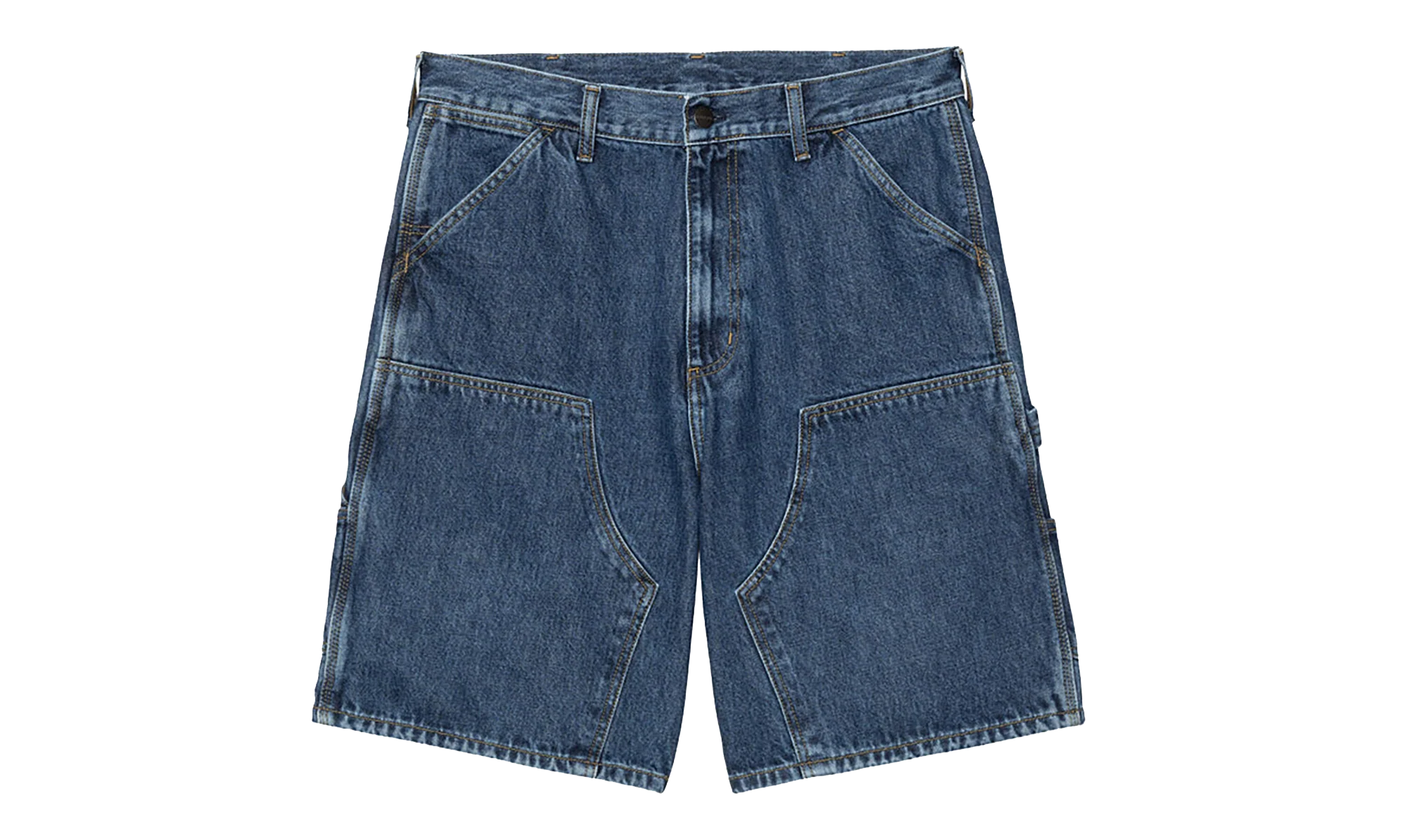 Double Knee Shorts "Blue Stone Washed" I034867 01 06