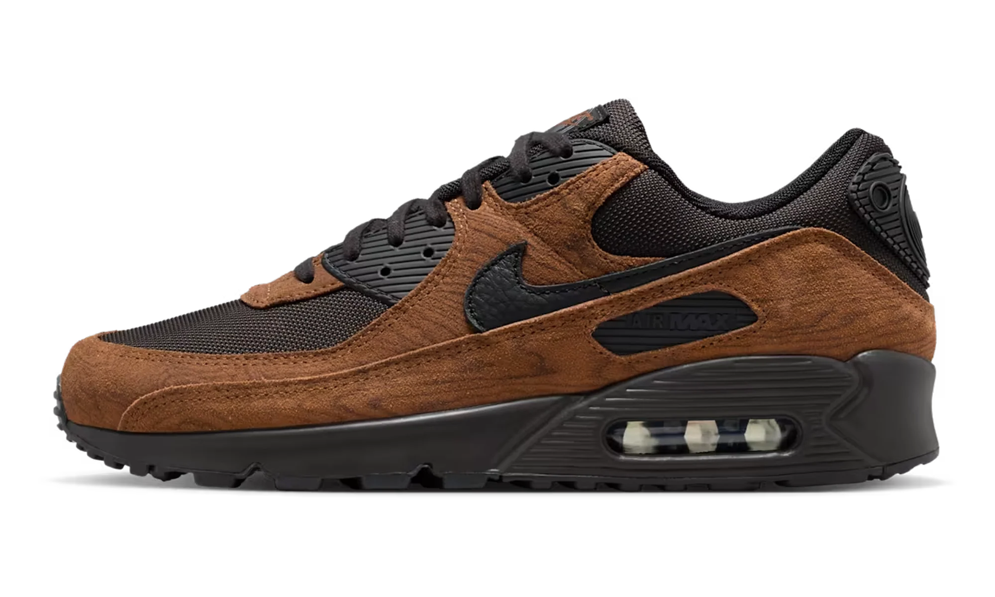 Air Max 90 Premium "Light British Tan Velvet Brown" IQ0283 281