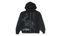 Travis Scott Cactus Jack x Fragment x Takashi Murakami Reborn Zip Hoodie "Black" CPFM45