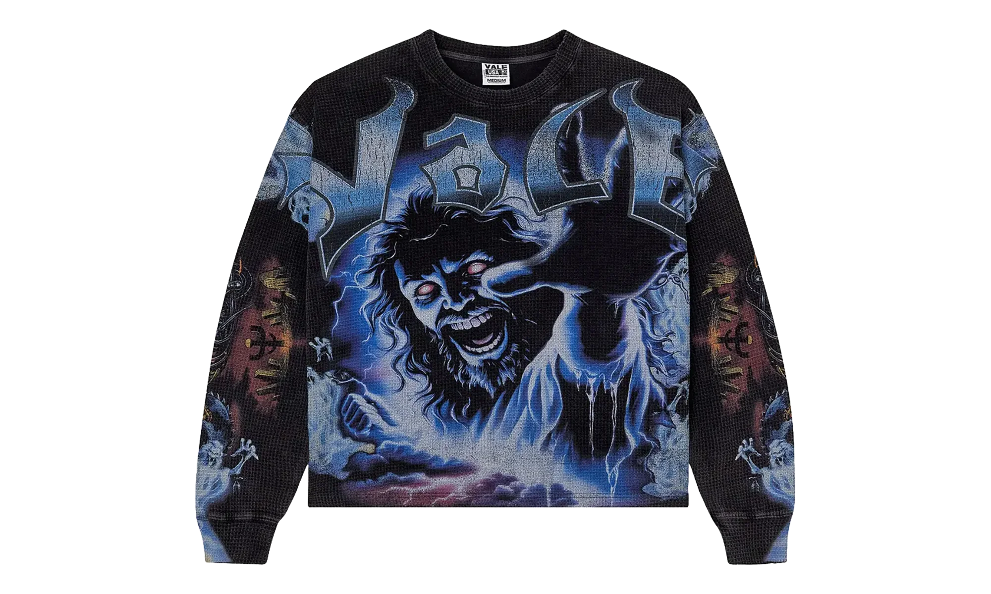 FEAR THERMAL SWEATSHIRT "Blue / Black" VAL107