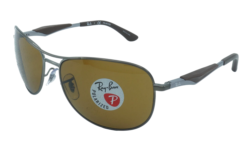 Pilot Polarized Sunglasses "Matte Gunmetal" RB3519-029-83_59