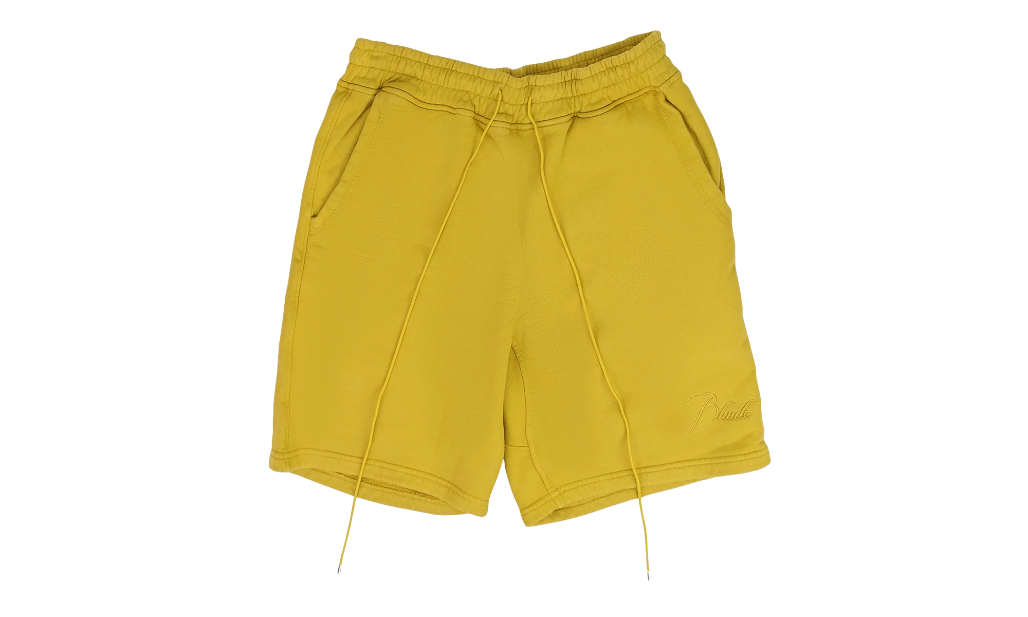 Embroided Logo Sweatshorts "Yellow" RHDMBTM0182 YLW