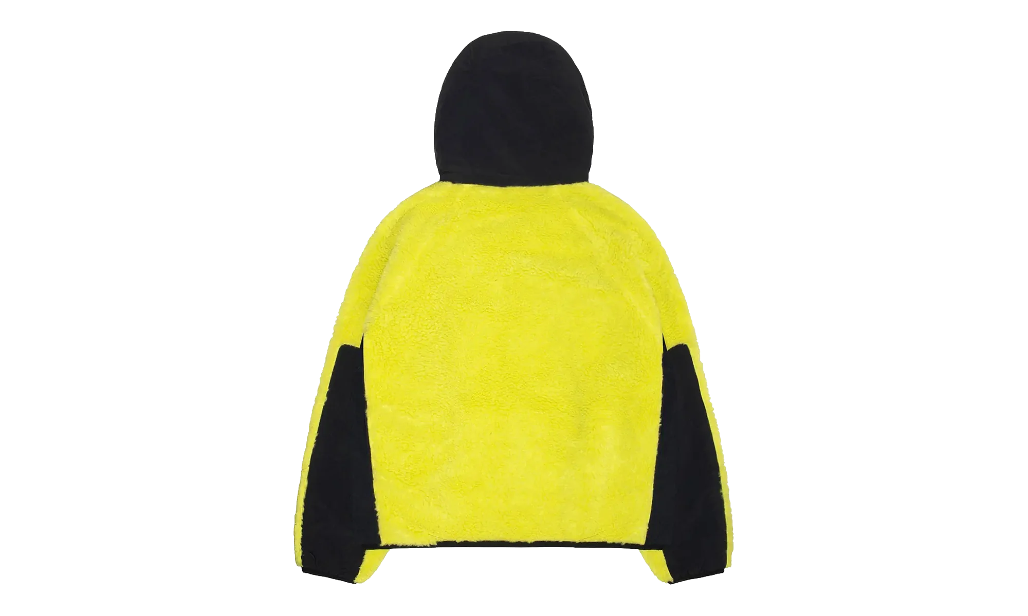 Sherpa Paneled Hooded Jacket "Lime" STUS393