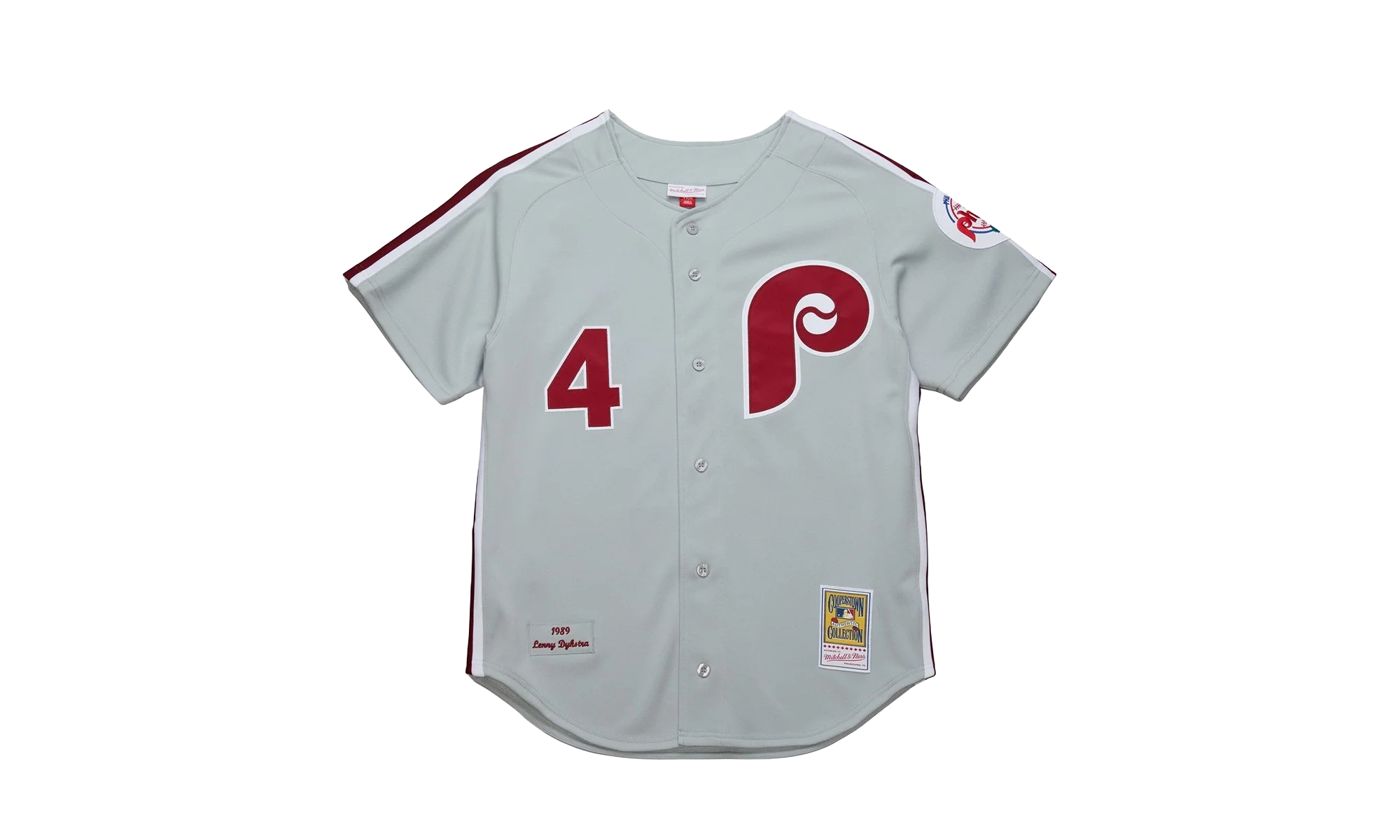 MLB Lenny Dykstra Jersey "1989 Philadelphia Phillies - Chrome" AJY17194 PPH89LDYCHRM