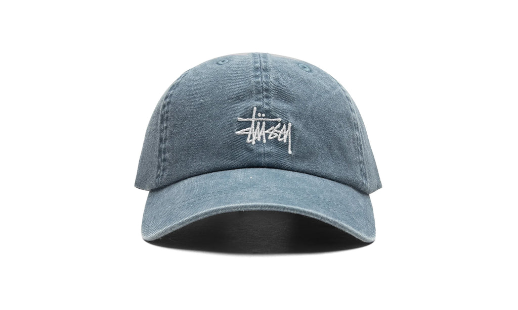 BASIC WASHED LOW PRO CAP "INK BLUE" STUS335