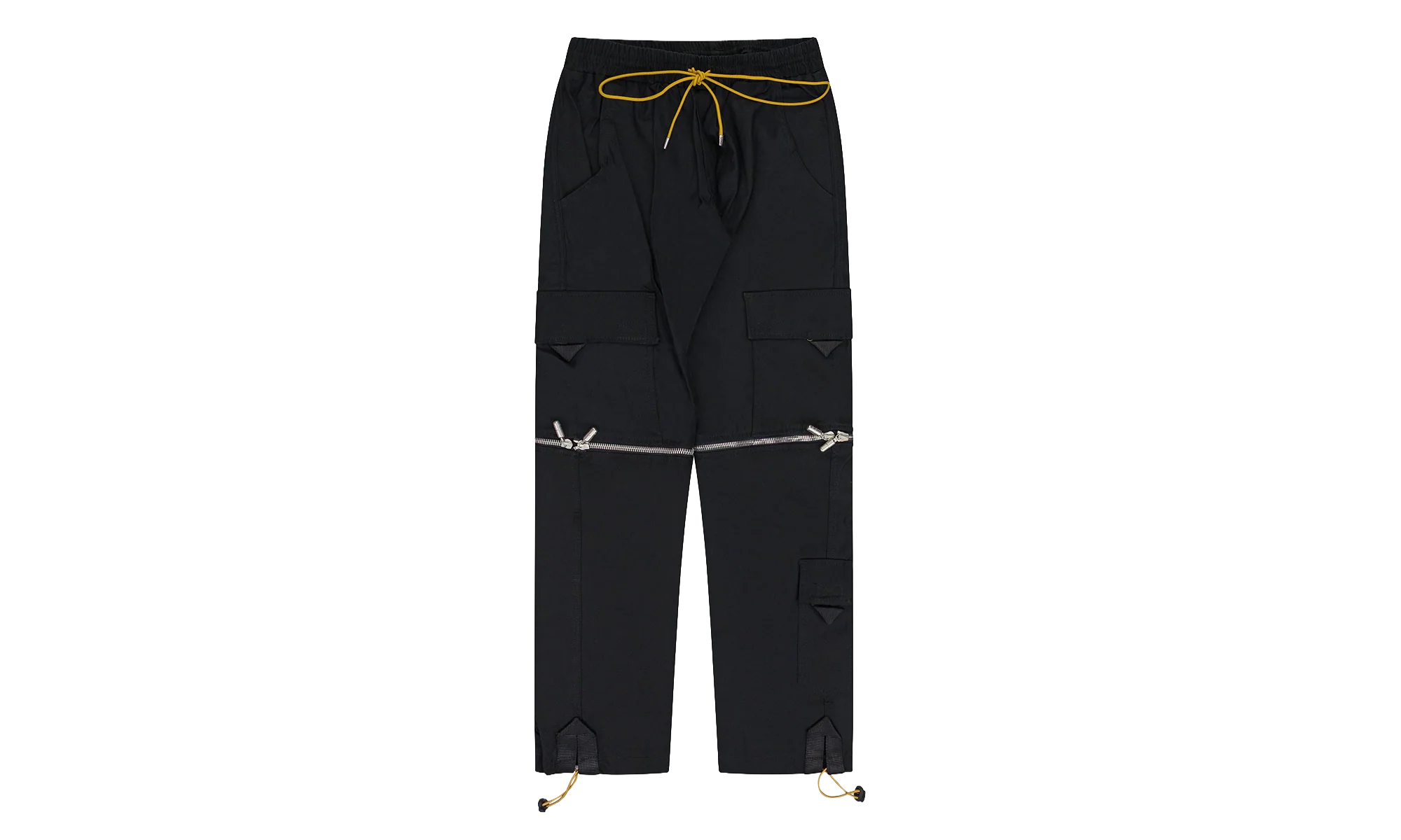 Half Zip Cargo Pants "Black" RHD-MBTM-0237