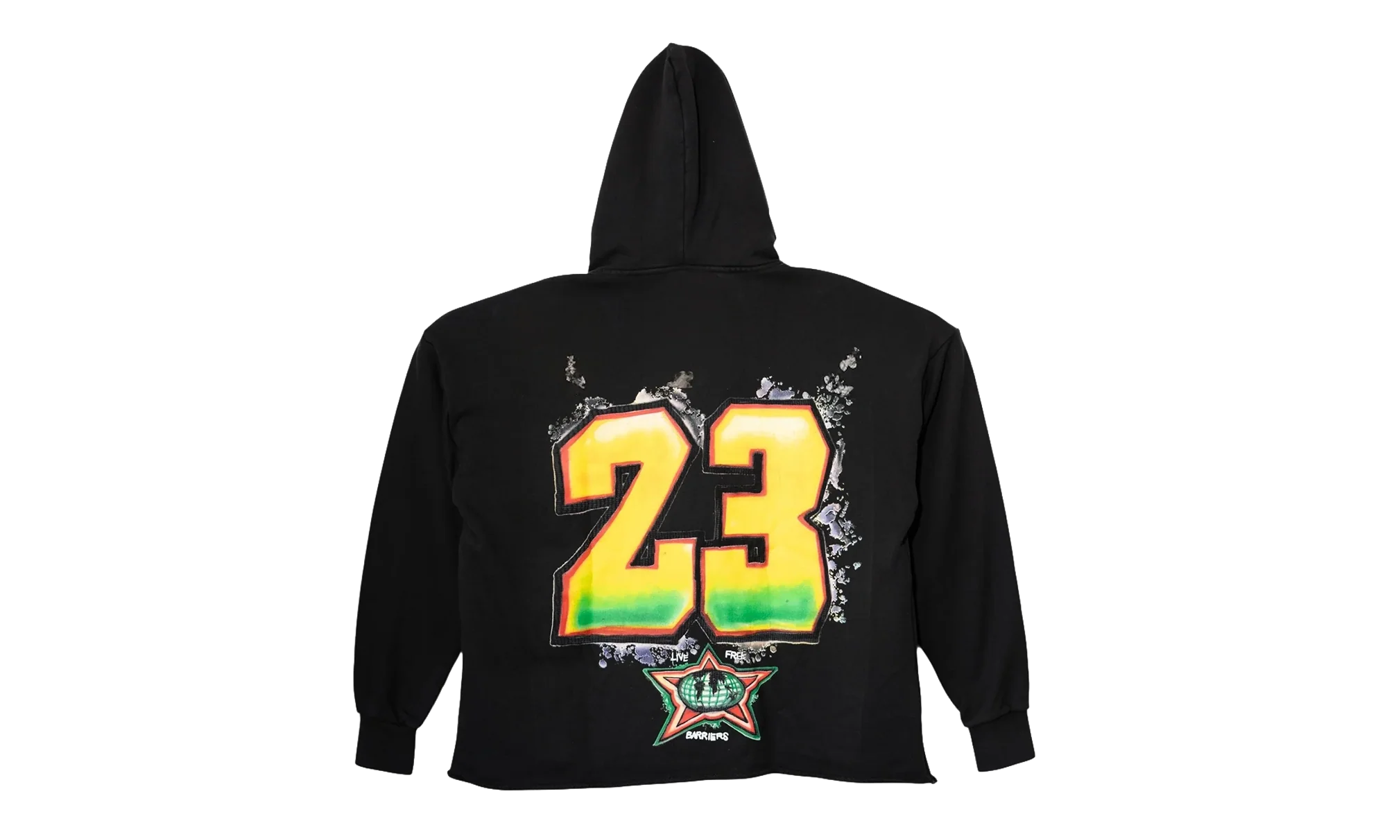 King Phade X Jordan Hoodie "Black / Multicolor" BAR10