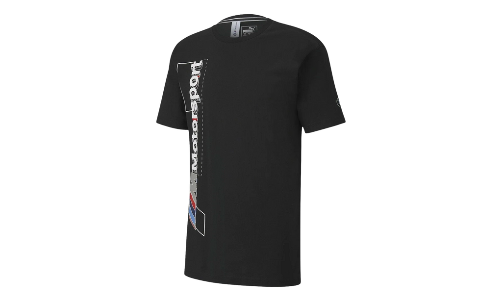 BMW Motorsport Logo Tee+ "Puma Black" 596103 01