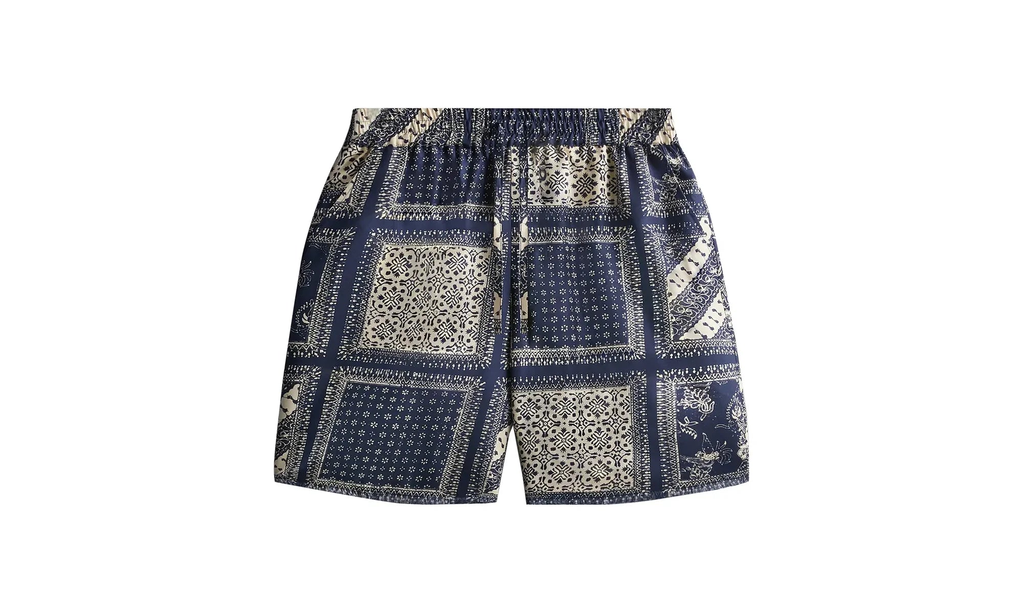 Silk Twill Lewis Shorts "Navy" KHM060592 438