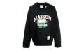 Distressed Teddy Bear Logo Crewneck Sweatshirt "Black Multi" J10PO513 BLACK