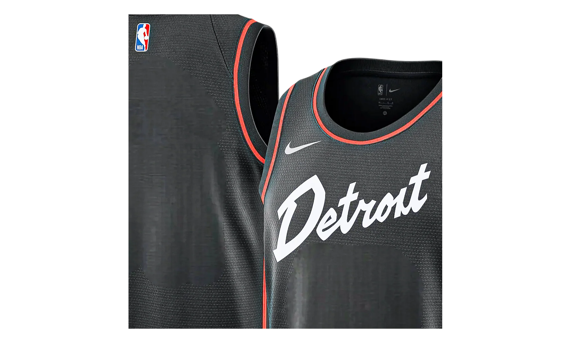 NBA City Swingman Jersey "2023-24 Detroit Pistons -Black" DX8531 010