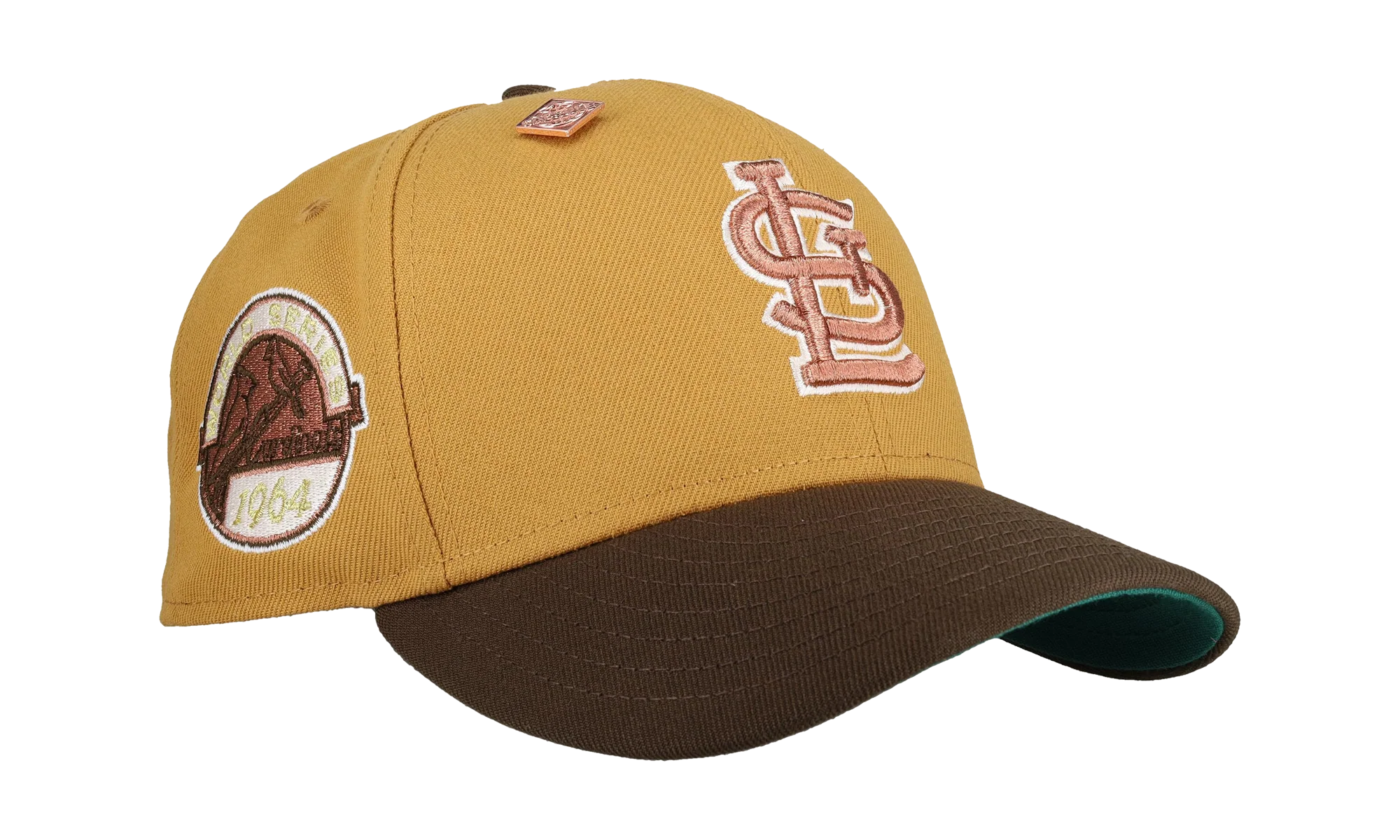 59FIFTY St Louis Cardinals 1964 World Series Fitted Hat "Tan / Brown" NE431