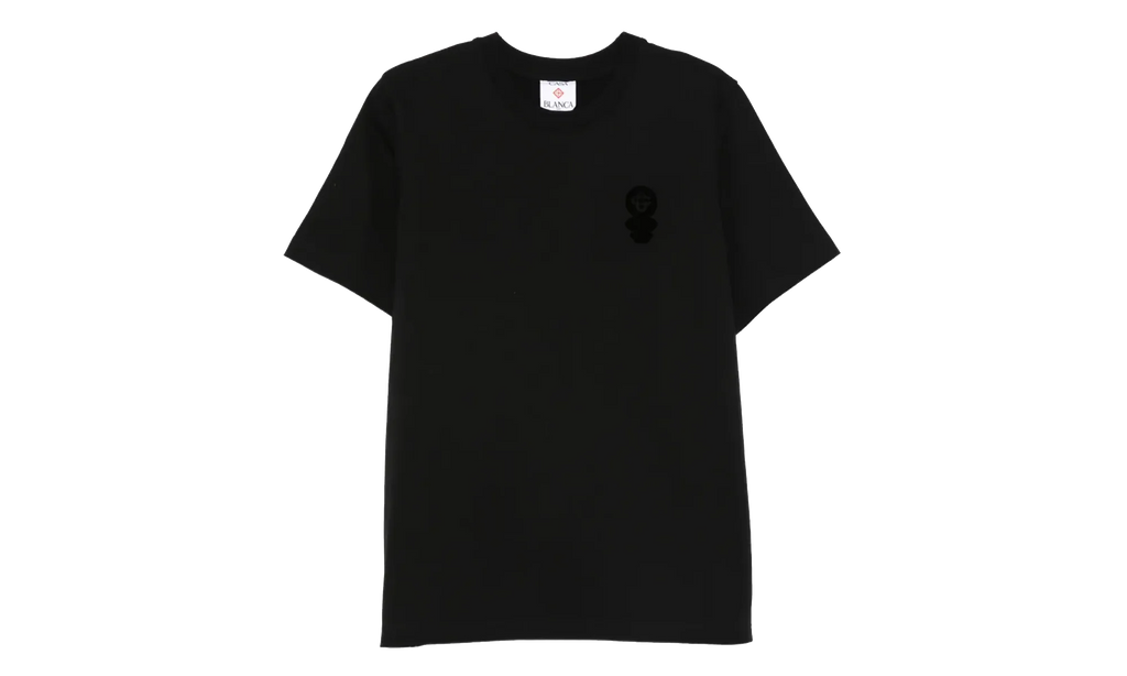 Squash Logo Flock T-Shirt "Black" MSS26JTS00106