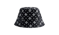Cross Bandana Bucket Hat "Black/White" PF24HA030120119