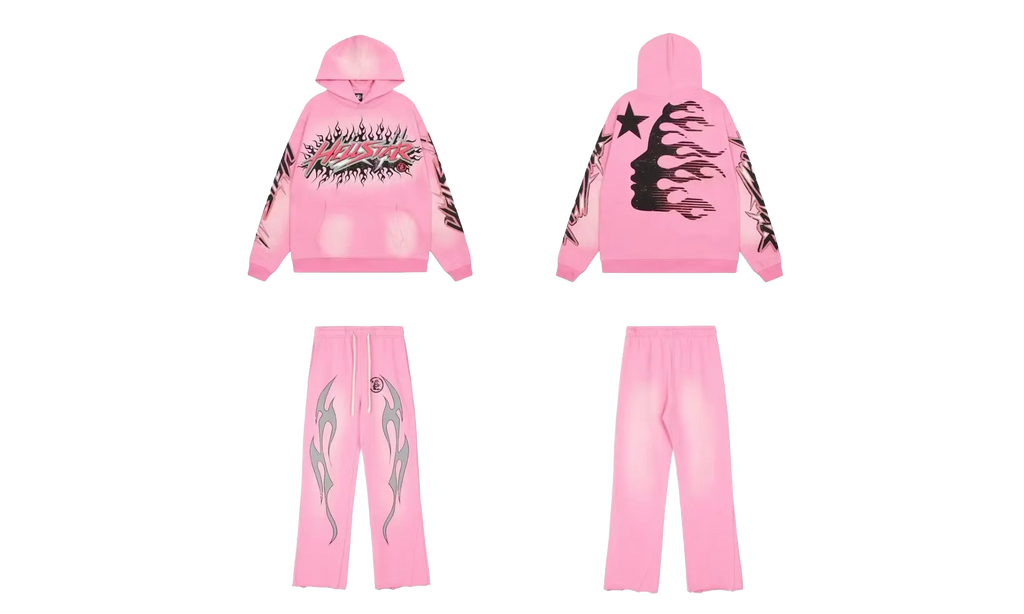 Brainwashed Without Brain Hoodie and Sweatpants (Full Set) "Pink" HSR132