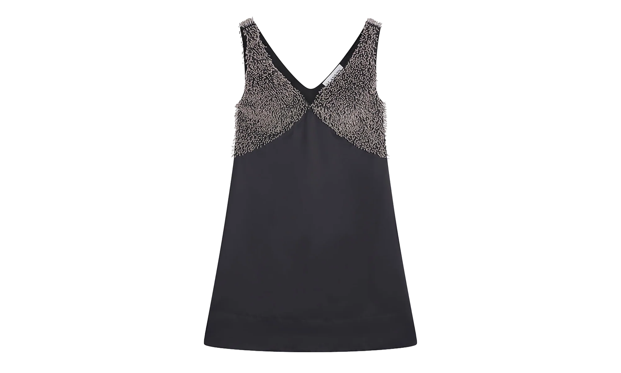 EMBROIDERED V-NECK DRESS "Black" RW DR9014 5584 P23 10