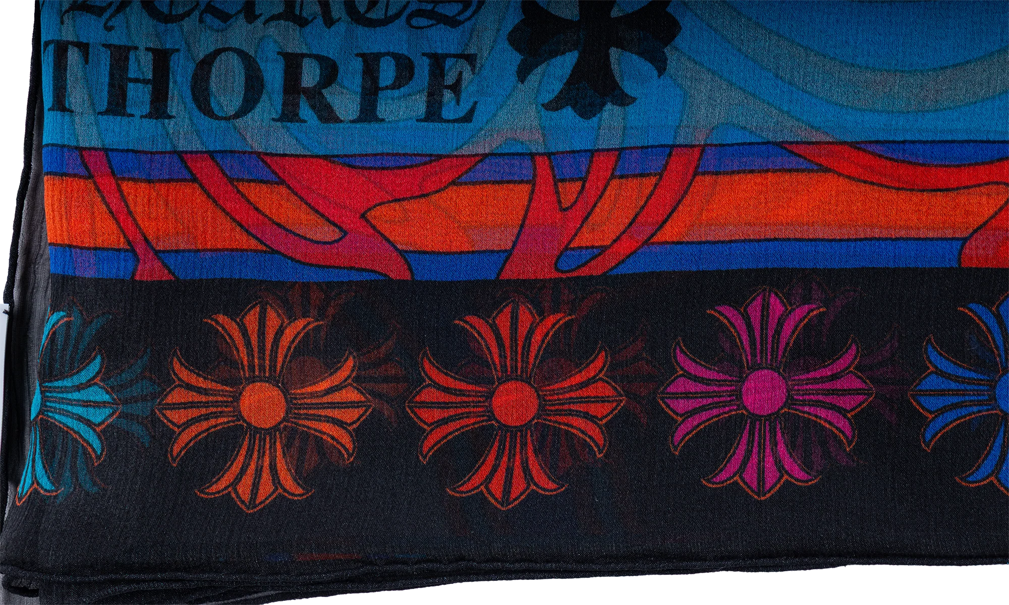 Silk Scarf "Blue Multi Color" CHRM0943