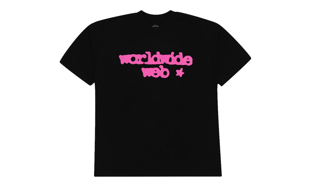Web Logo Short Sleeve T-Shirt "Black Pink" SP5der339