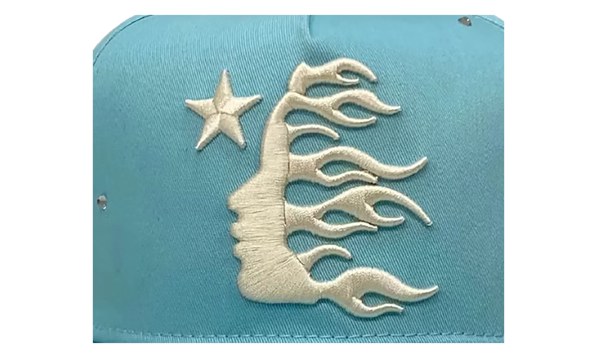 OG Logo Rhinestone Snapback Hat "Baby Blue" HSR103