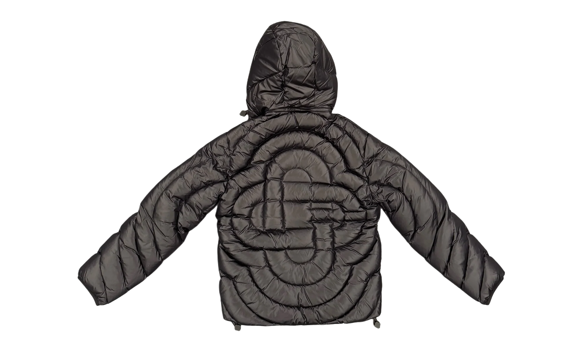 Monogram Quilted Nylon Down Puffer Jacket "Black" M AW25 OT 140 01