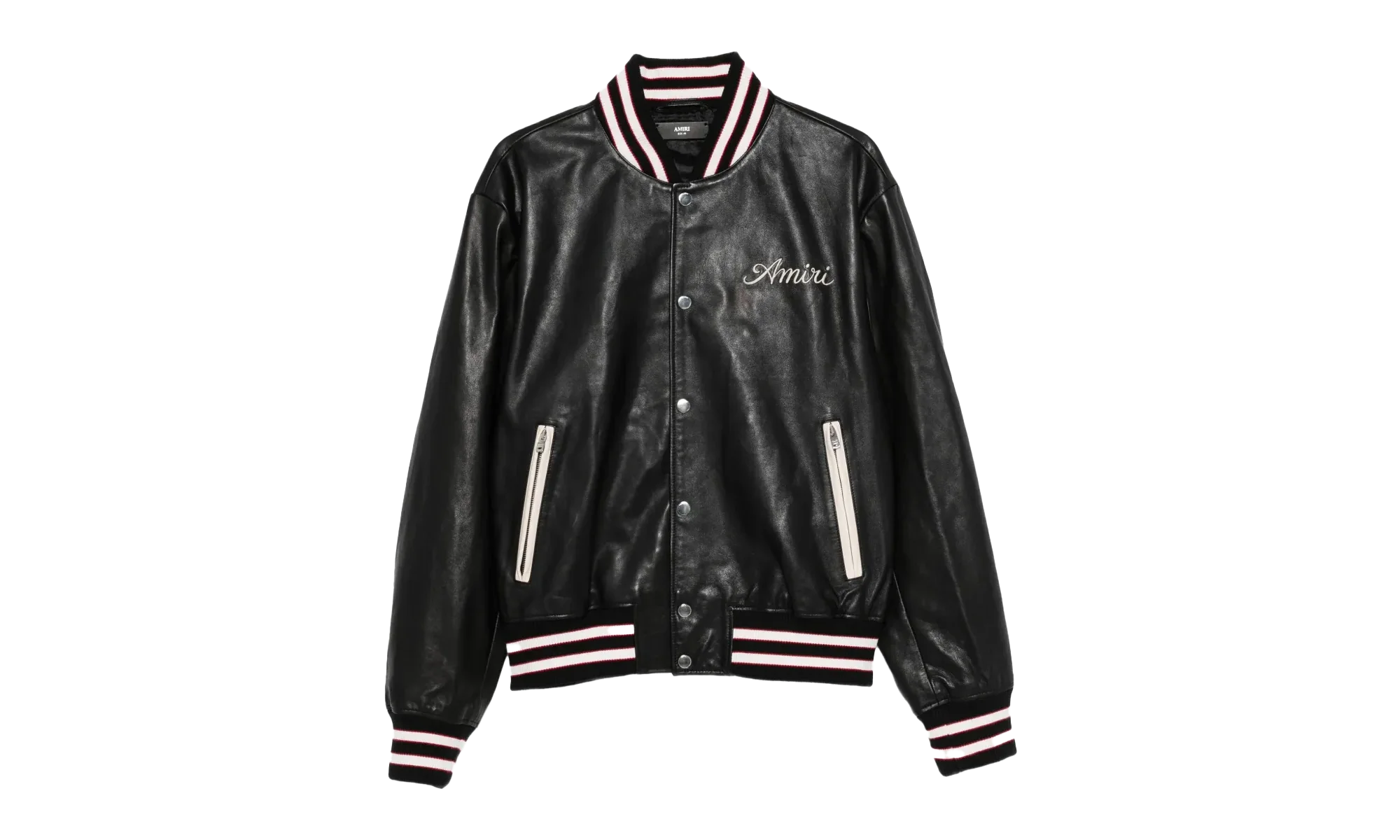 Club Amiri Leather Varsity "BLACK" AMLTVY1003