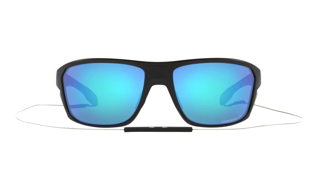 Split Shot Polarized Sunglasses "Matte Black / PRIZM Sapphire" OO9416 33