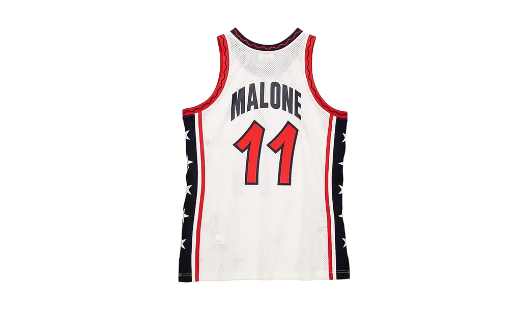 NBA Karl Malone Authentic Jersey "1996 USA Dream Team - White" AJY4CP20042 USAWHIT96KMA