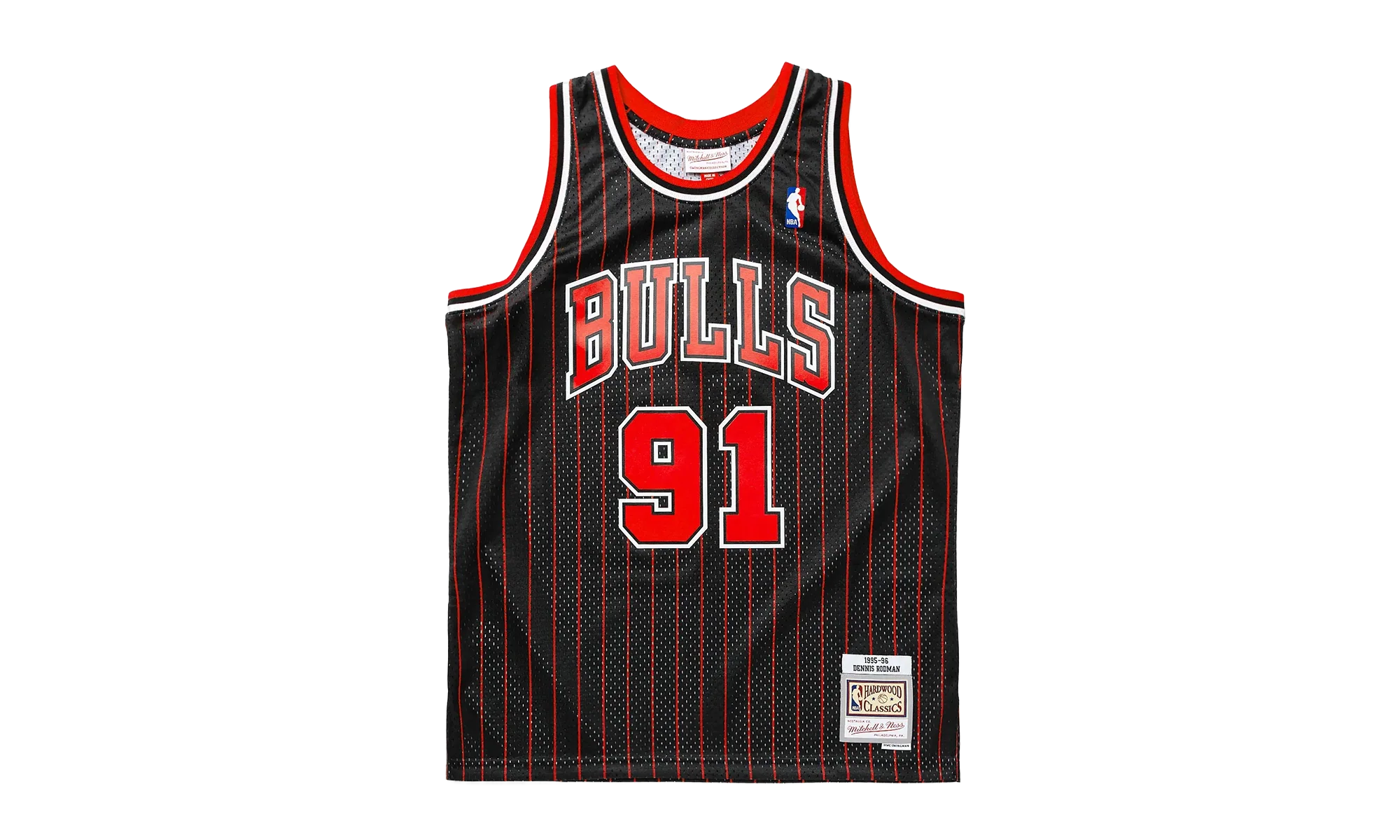 NBA Dennis Rodman Swingman Jersey "1995-96 Chicago Bulls - Black" MN1995 96DRCVSJB