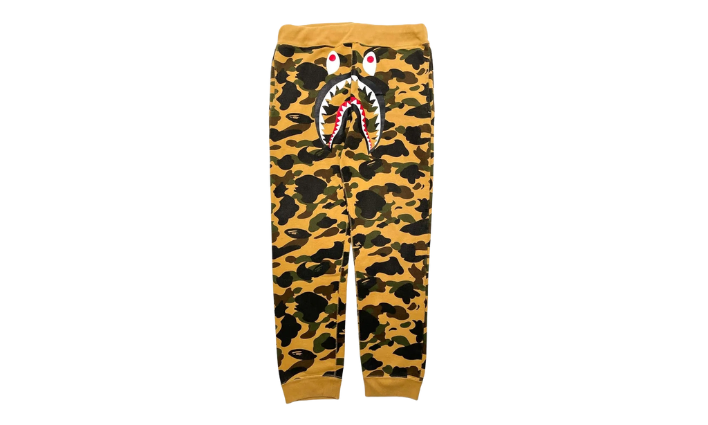 1st Camo Shark Slim Sweatpants "Yellow Green" B1CSSSGY