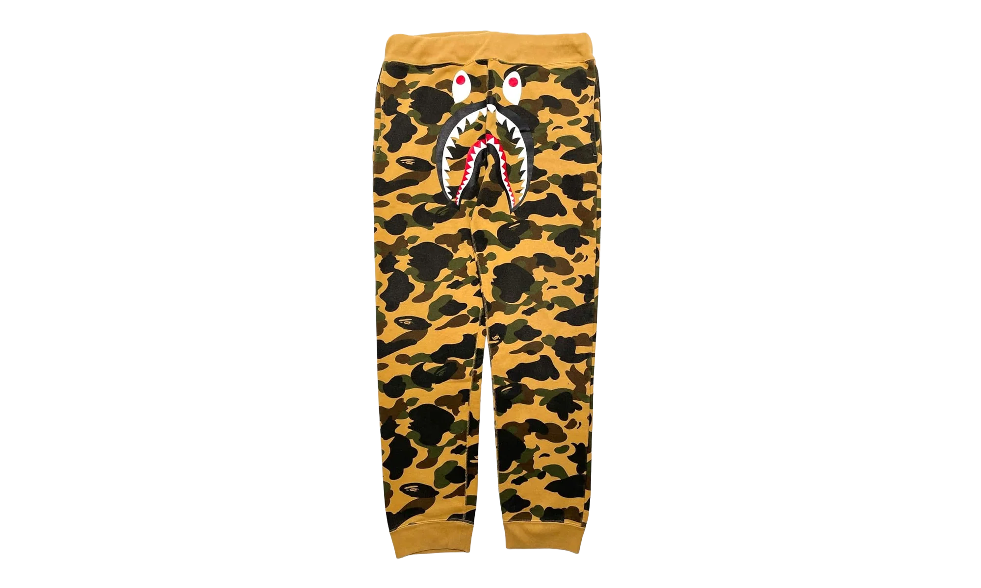1st Camo Shark Slim Sweatpants "Yellow Green" B1CSSSGY