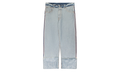 Turn Up Rhinestone Trousers "Blue" AK1003AUZ