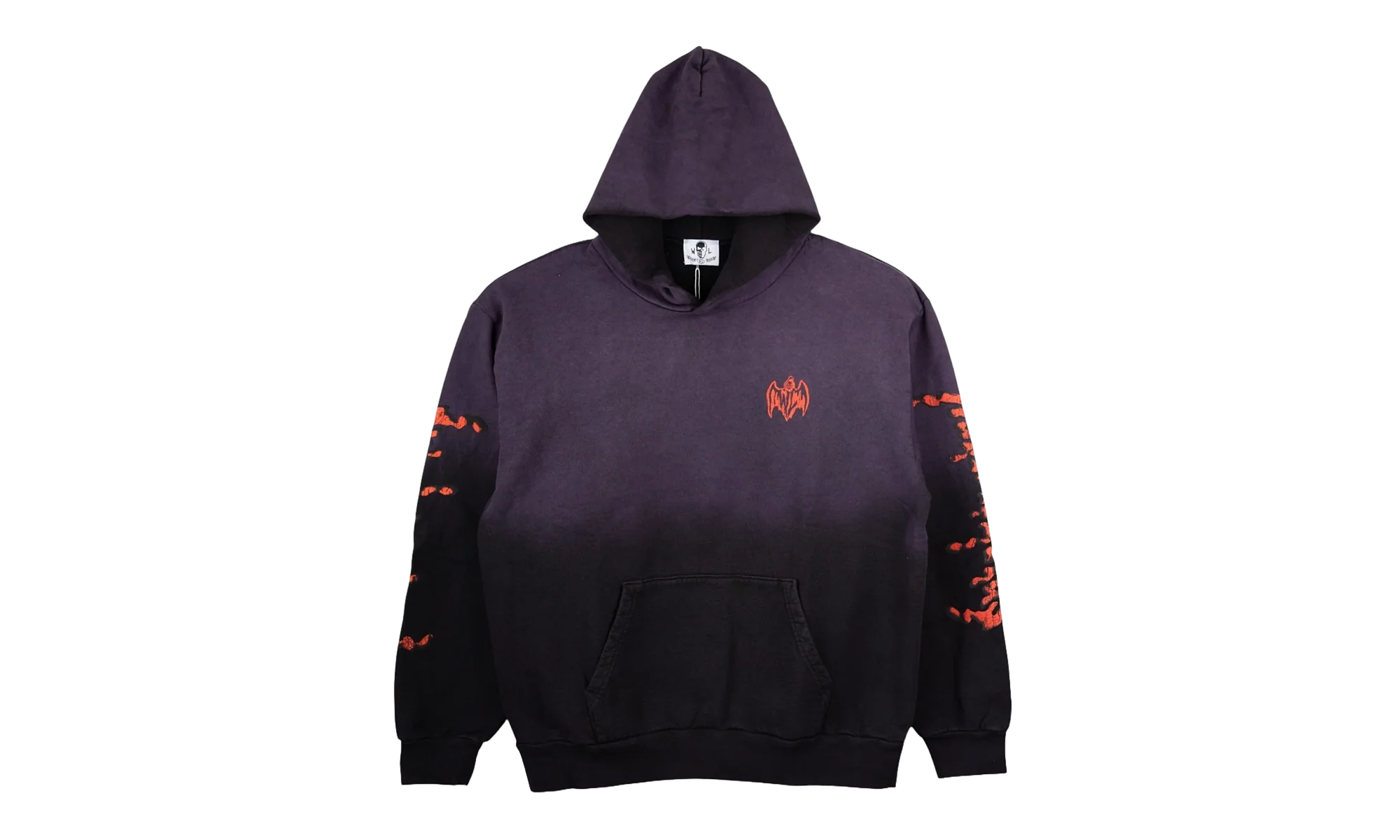 Haunted Mask Hooded Sweatshirt "Purple" 201PS0441238