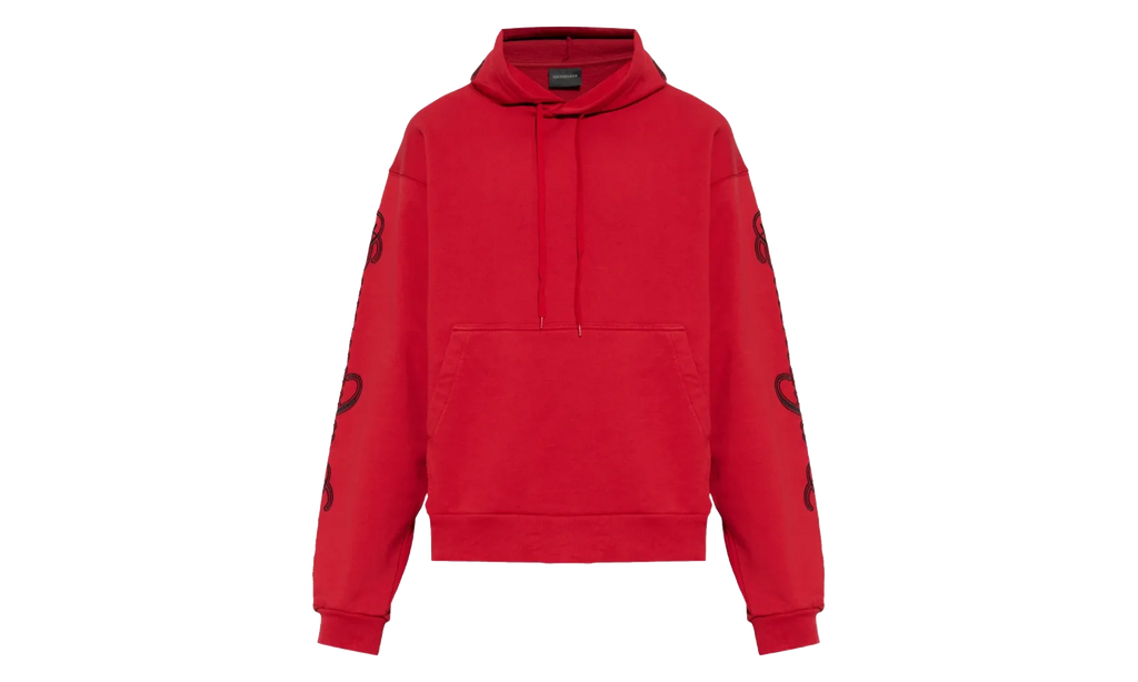 Oversized Hoodie "Red / Black" 858143 TTVM8 6167