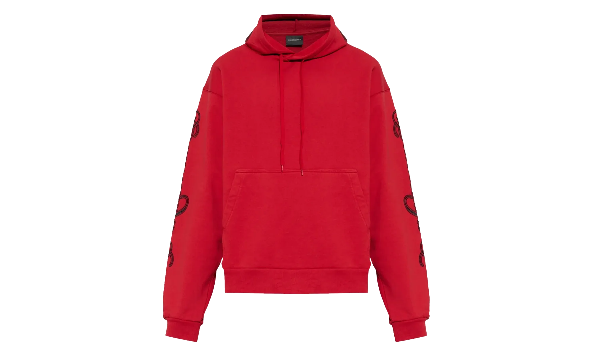 Oversized Hoodie "Red / Black" 858143 TTVM8 6167