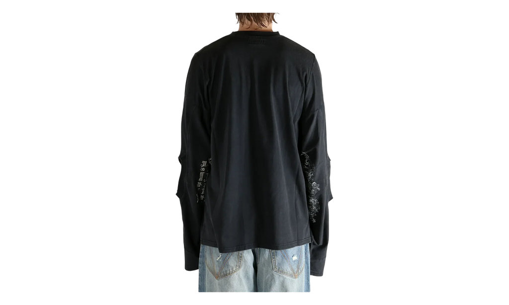 Spirit Cut-Up Long-Sleeve T-Shirt "Magnet" UCF76LS680M MAGN