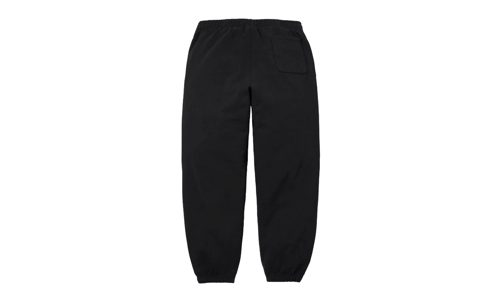 Satin Appliqué Sweatpant "SS26 - Black" SU27515