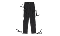 Tactical Leather Cargo Pants "Black" PS22MLP003_Black