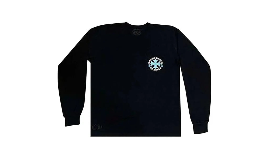 Longsleeve Pocket Crew "St. Barths Exclusive 2025 - Black" CHRM0678