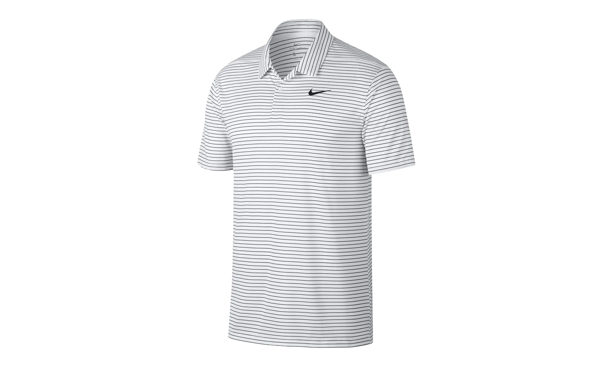 Dri-fit Striped Golf Polo Shirt "White / Black" AJ5482 100