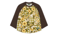 Levi's Cotton Floral Gingham Baseball Tee "Multicolor" DT505